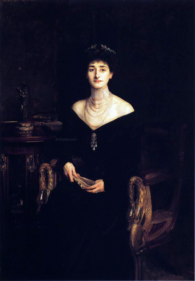 John Singer Sargent Mrs. Ernest G. Raphael (Florence Cecilia Sassoon) - Hand Painted Oil Painting