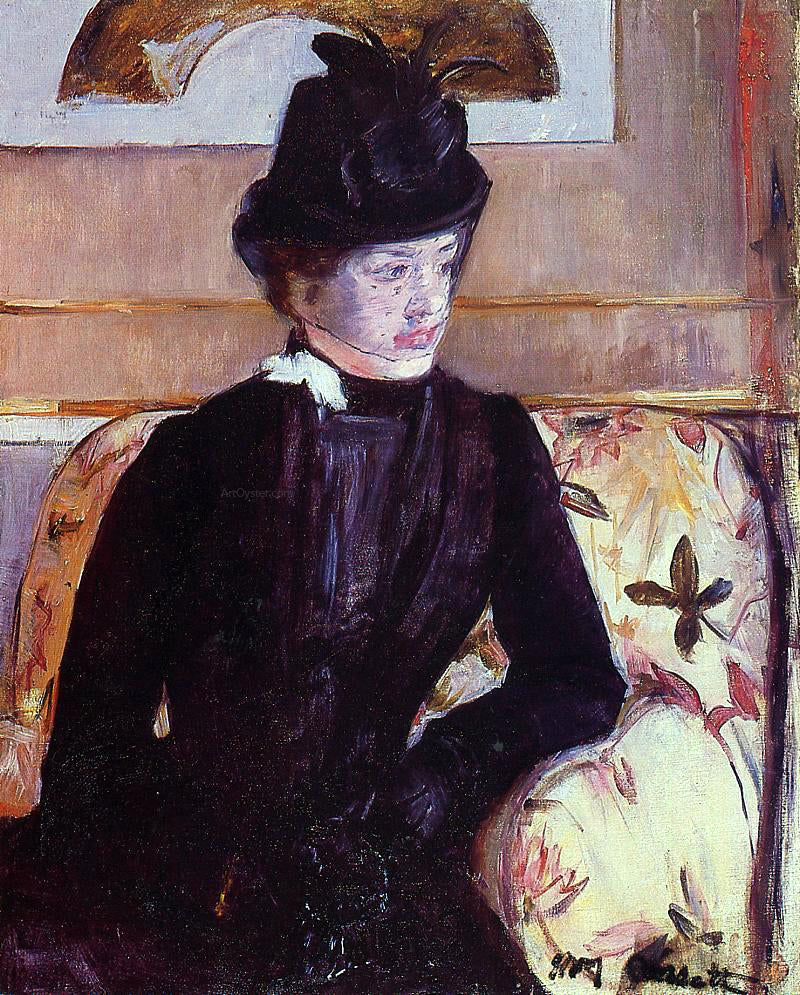 Mary Cassatt Mrs. Gardner Cassatt in Black - Hand Painted Oil Painting
