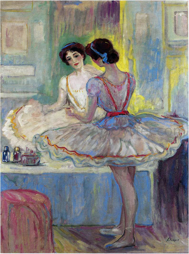 Henri Lebasque Ms Zambelli - Hand Painted Oil Painting