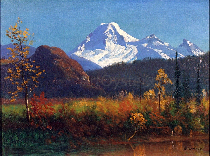Albert Bierstadt Mt. Rainier from the Southwest - Hand Painted Oil Painting