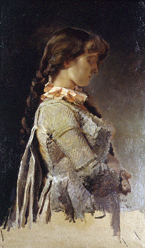 Emilio Sala y Frances Muchacha - Hand Painted Oil Painting