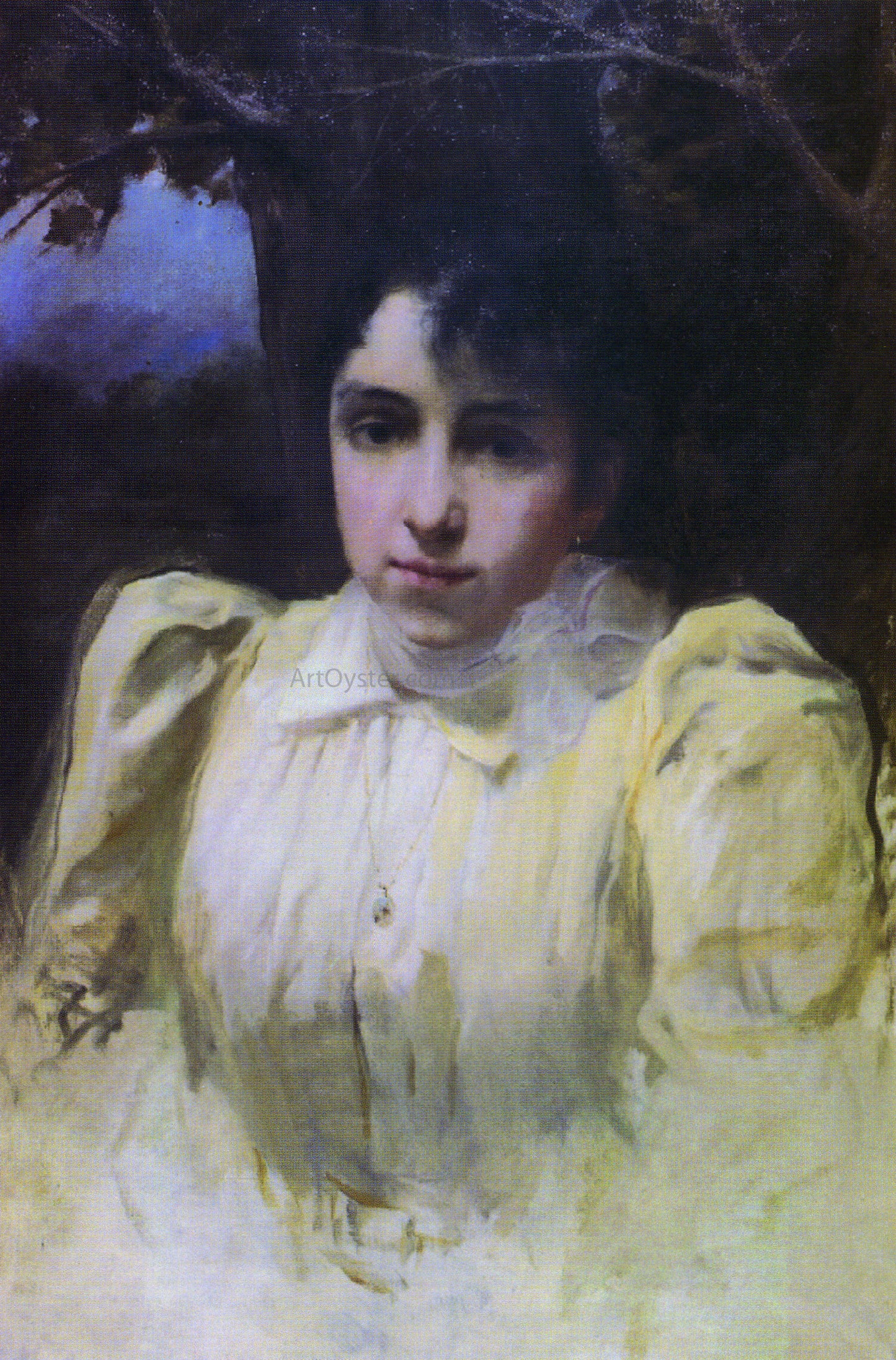 Fernando Cabrera Canto Mujer del Pintor - Hand Painted Oil Painting