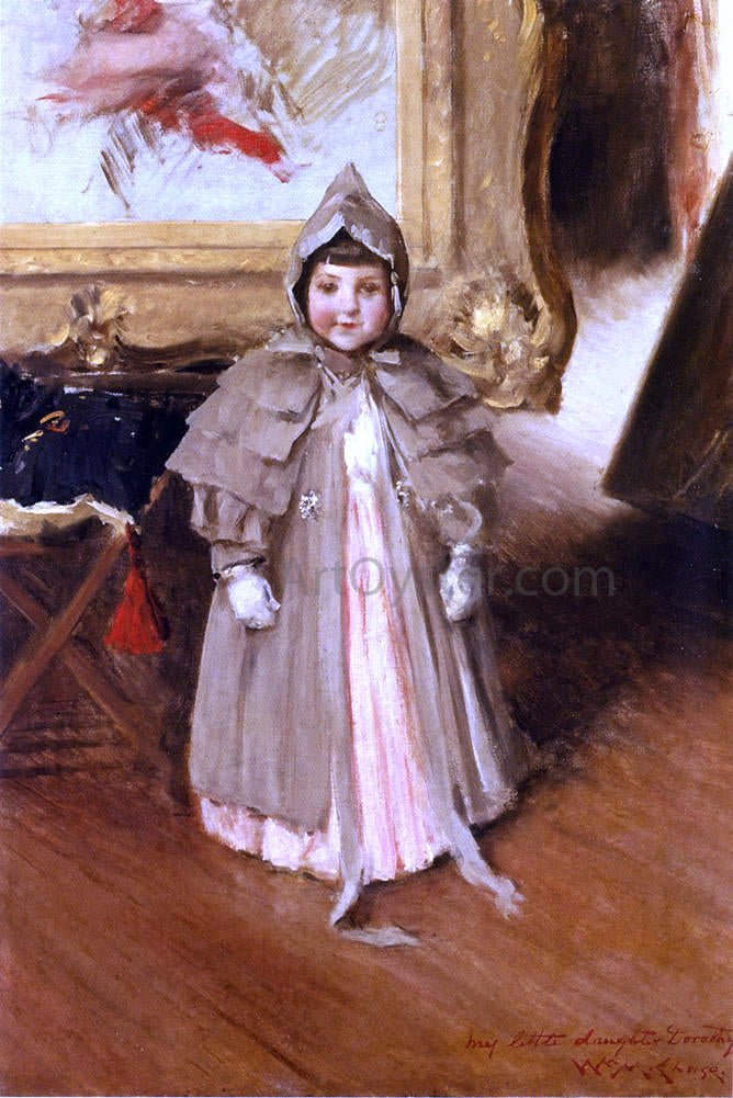 William Merritt Chase My Little Daughter Dorothy - Hand Painted Oil Painting