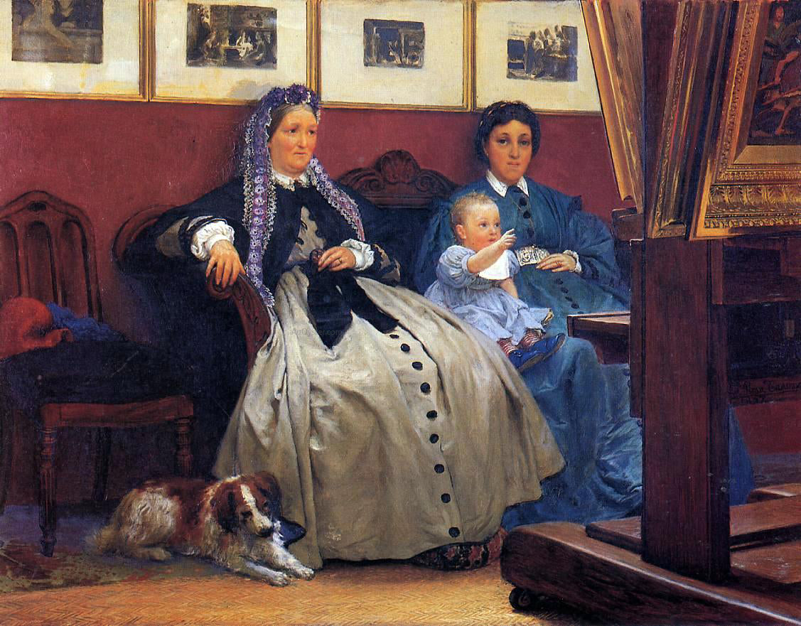 Sir Lawrence Alma-Tadema My Studio - Hand Painted Oil Painting