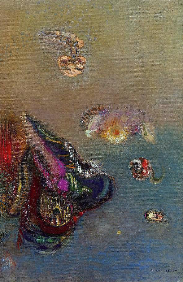 Odilon Redon Mysteries of the Sea - Hand Painted Oil Painting