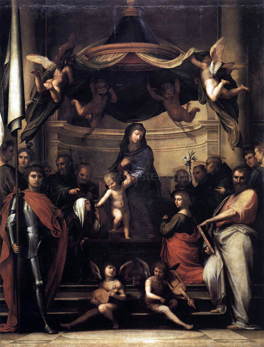 Fra Bartolomeo Mystic Marriage of St Catherine - Hand Painted Oil Painting