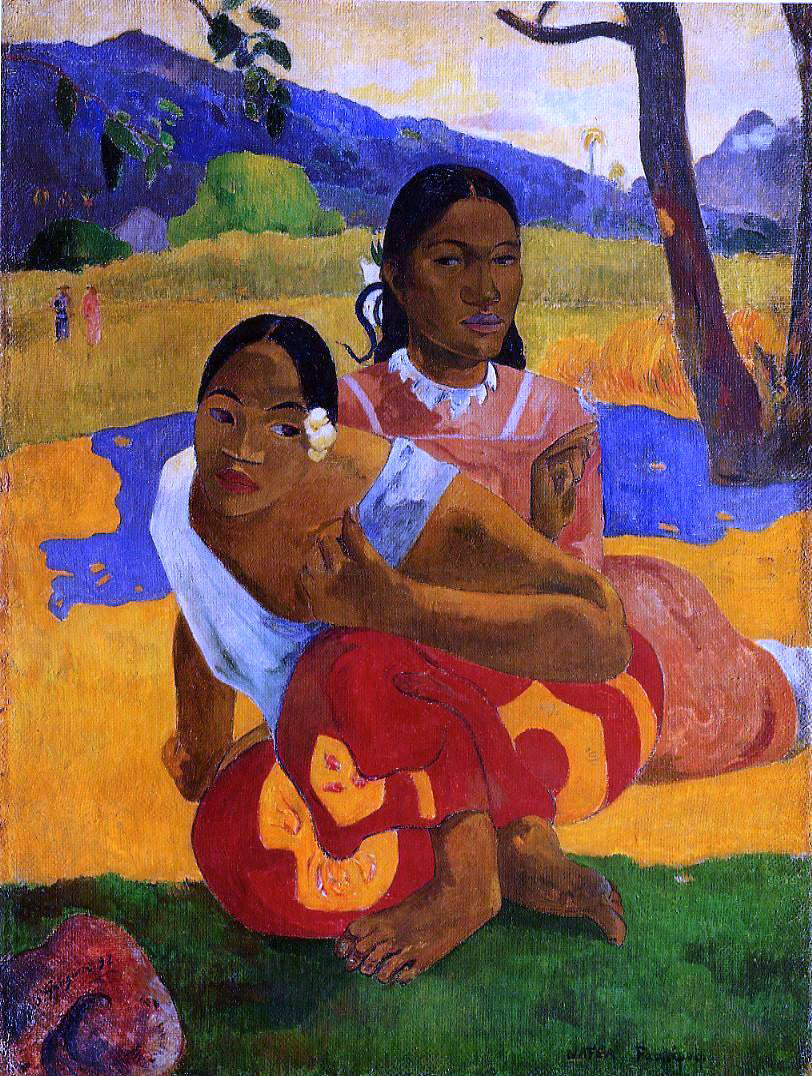 Paul Gauguin Nafeaffaa Ipolpo (also known as When Will You Marry?) - Hand Painted Oil Painting