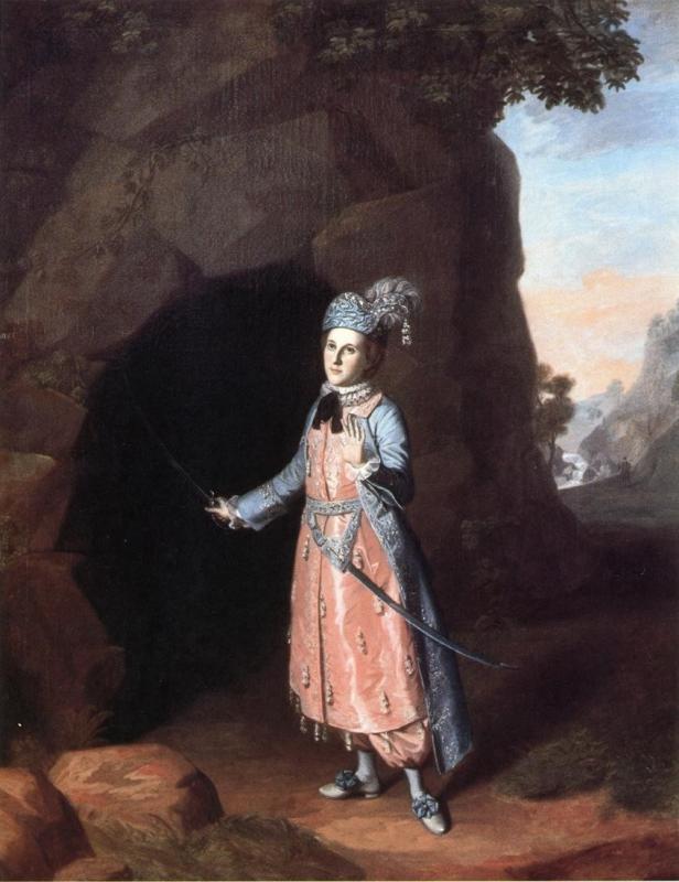 Charles Willson Peale Nancy Hallam as Fidele in Shakespeare's Cymbeline - Hand Painted Oil Painting