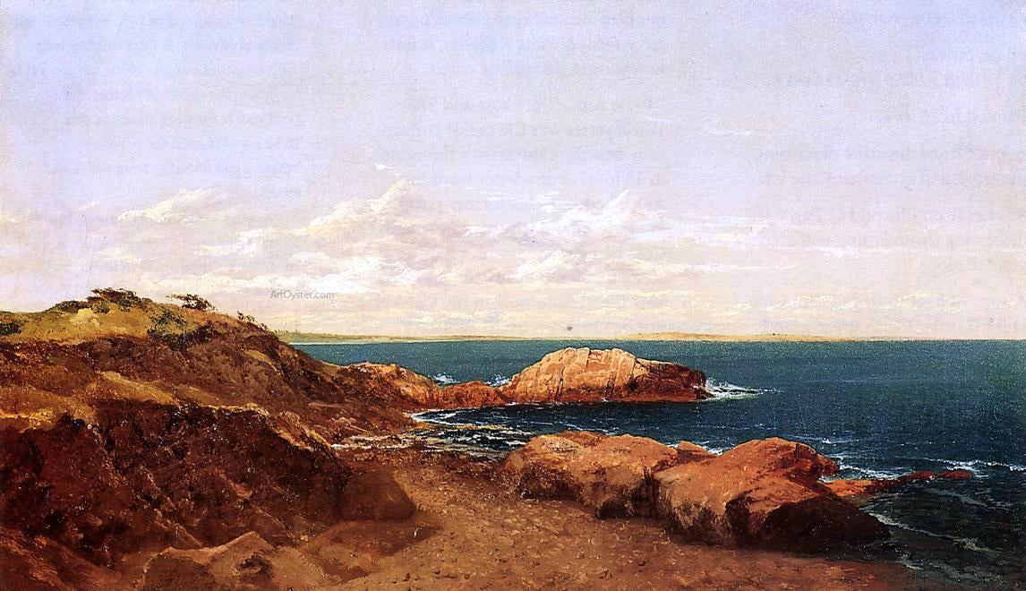  John Frederick Kensett Narragansett Coast - Hand Painted Oil Painting