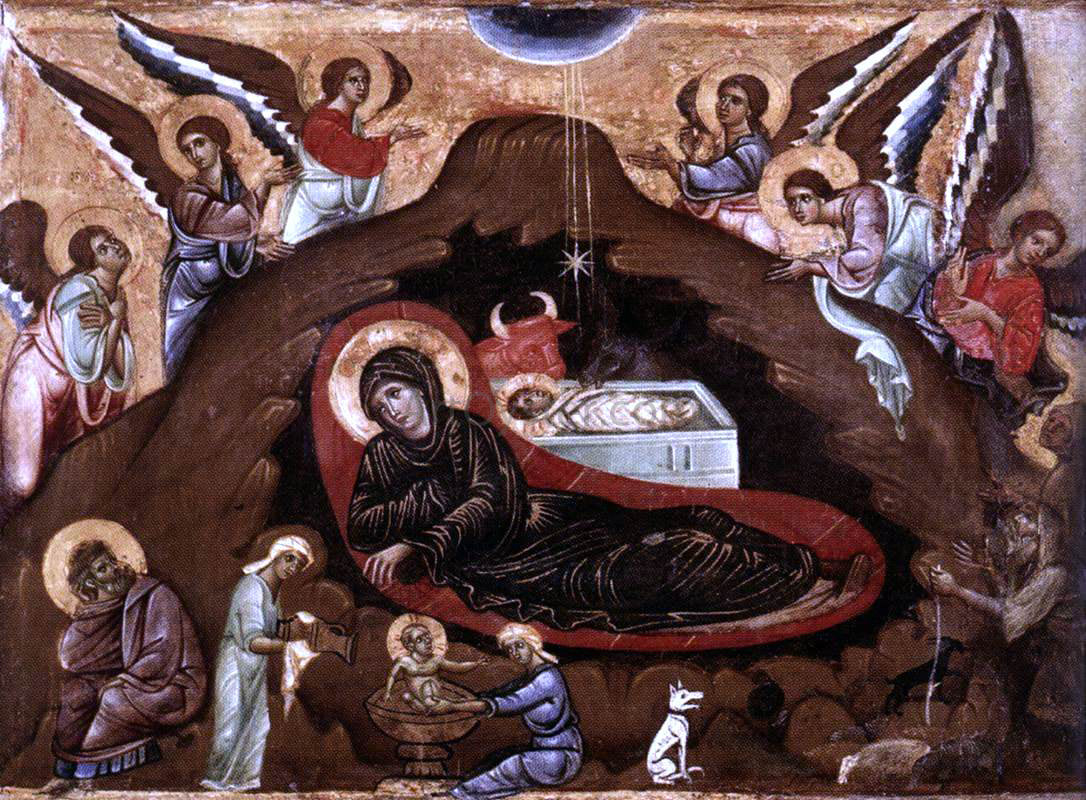Guido Da siena Nativity - Hand Painted Oil Painting