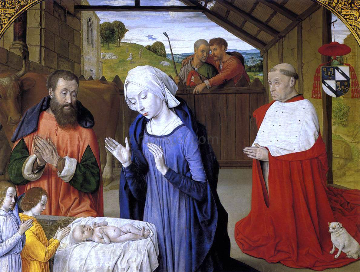 Master of Moulins Nativity - Hand Painted Oil Painting