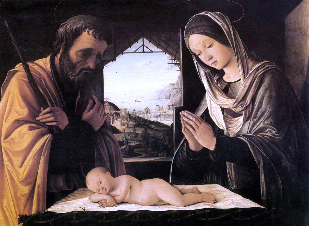  The Elder Lorenzo Costa Nativity - Hand Painted Oil Painting
