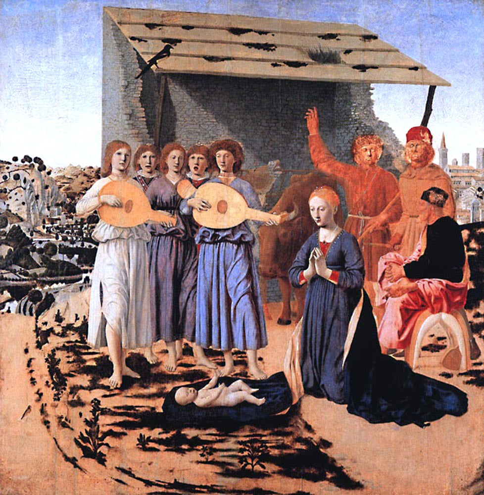 Piero Della Francesca Nativity - Hand Painted Oil Painting