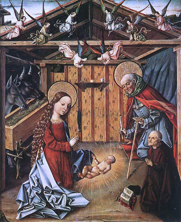 Master of Avila Nativity - Hand Painted Oil Painting