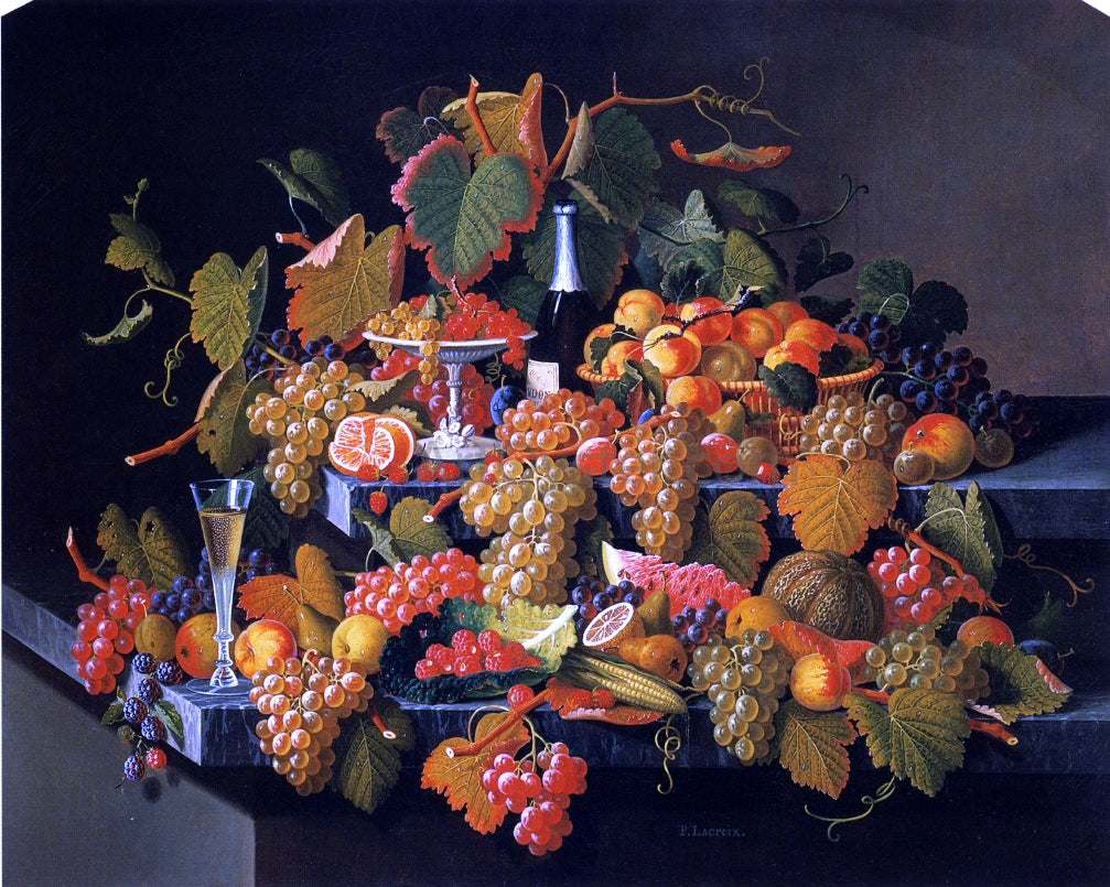 Paul Lacroix Nature's Bounty - Hand Painted Oil Painting