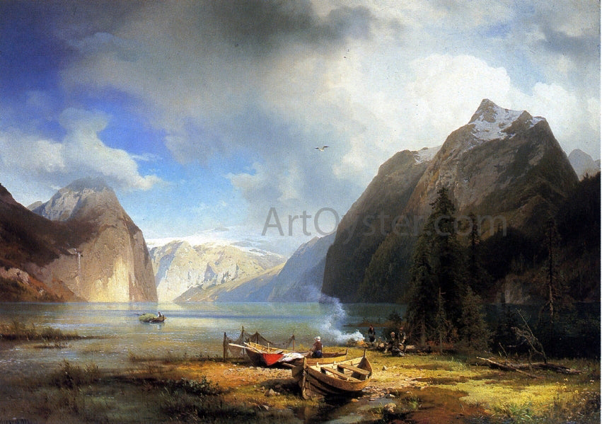 Herman Herzog Nature's Majesty - Hand Painted Oil Painting