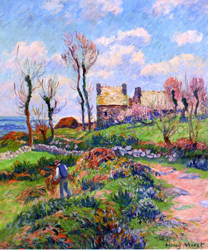 Henri Moret Near Audierne - Hand Painted Oil Painting