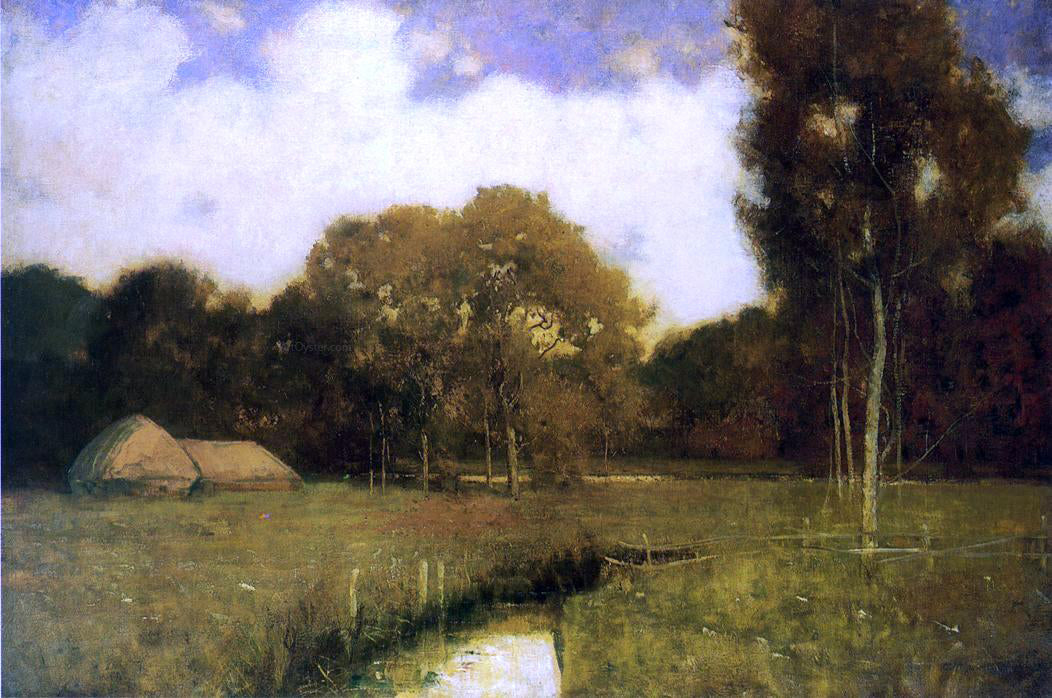 George Frederick Munn Near Barbizon - Hand Painted Oil Painting