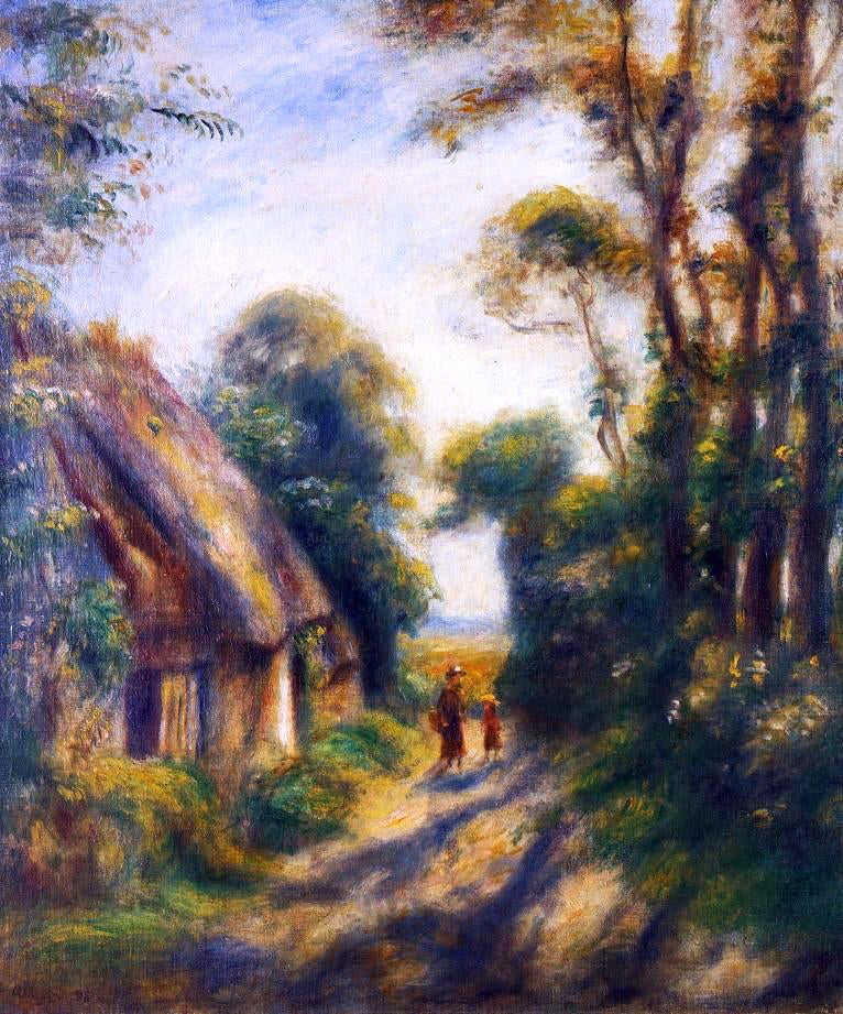 Pierre Auguste Renoir Near Berneval - Hand Painted Oil Painting
