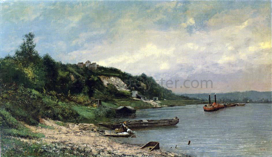 Cherubino Pata Near Creteil - Hand Painted Oil Painting
