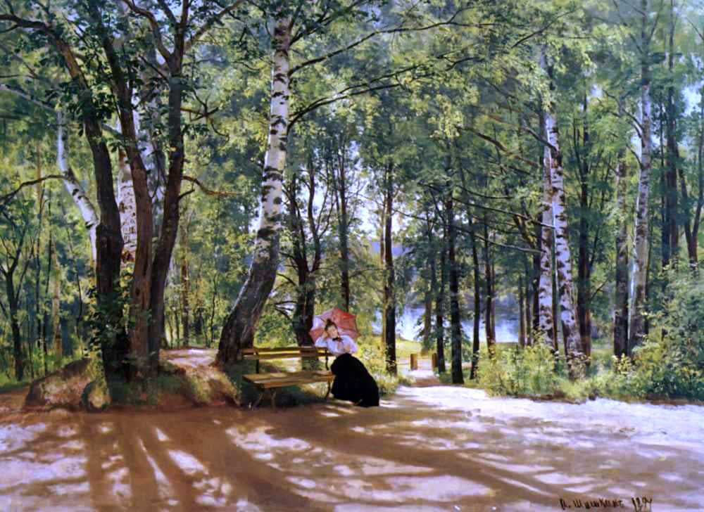 Ivan Ivanovich Shishkin Near dacha - Hand Painted Oil Painting