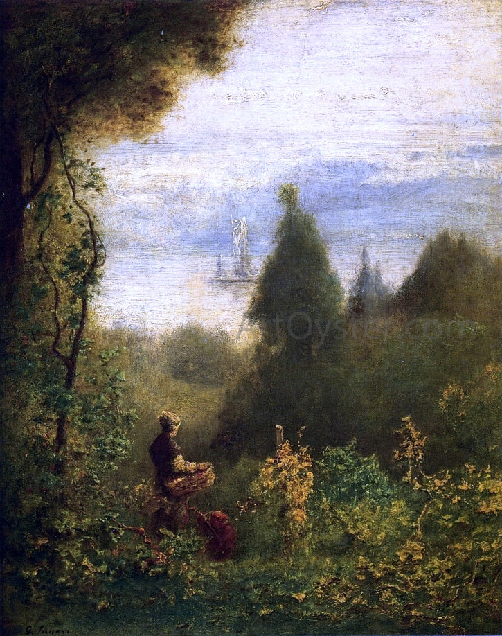 George Inness Near Hastings - Hand Painted Oil Painting