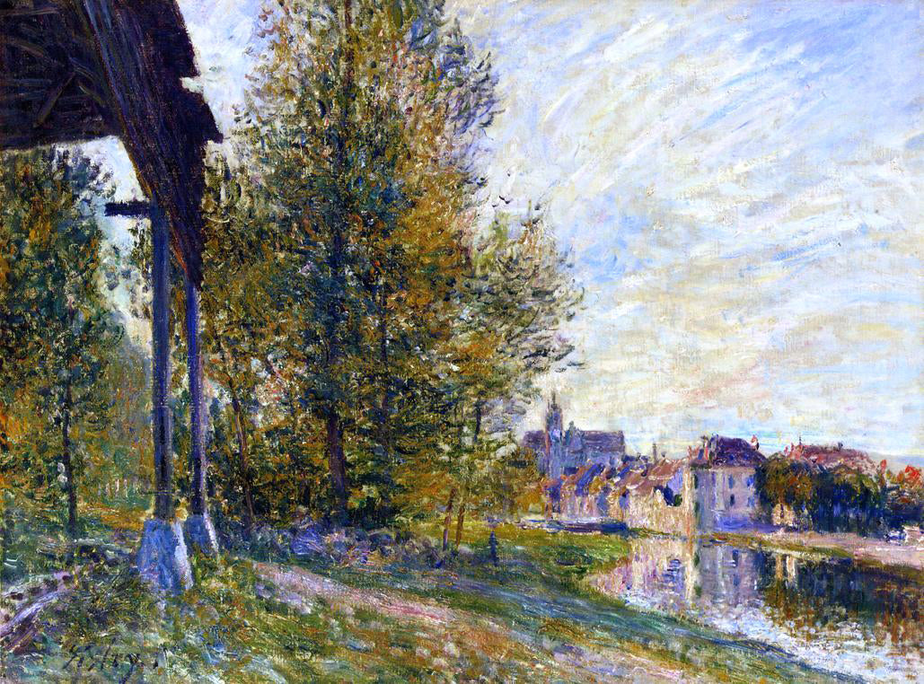 Alfred Sisley Near Moret-sur-Loing - Hand Painted Oil Painting