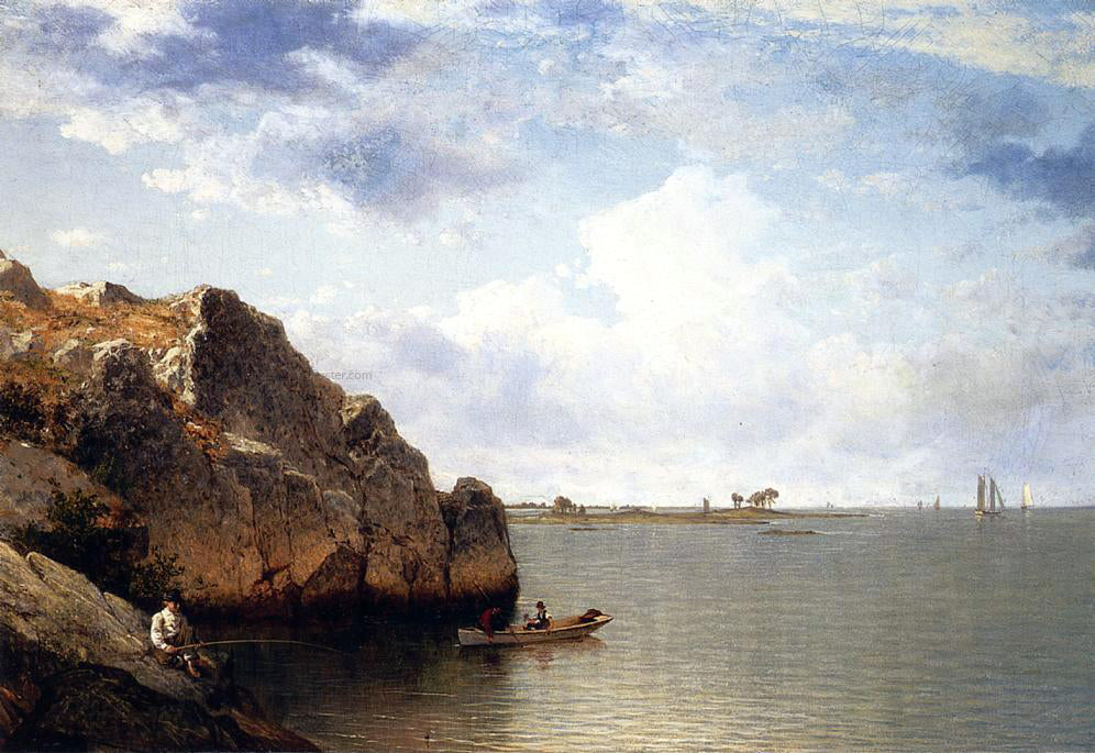 David Johnson Near Noroton, Connecticut - Hand Painted Oil Painting