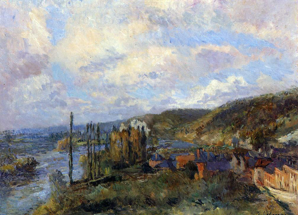 Albert Lebourg Near Rouen: the Cliffs of Saint-Adrien - Hand Painted Oil Painting
