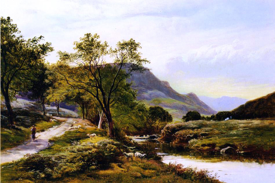 Sidney Richard Percy Near Trefriw, North Wales - Hand Painted Oil Painting