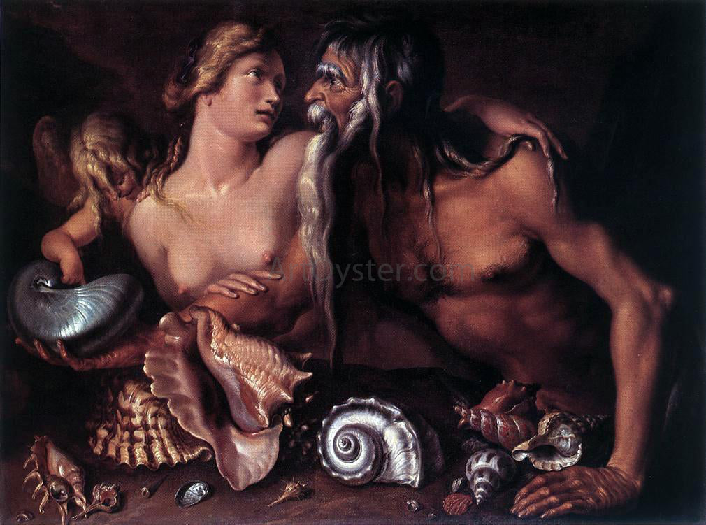 Jacob De II Gheyn Neptune and Amphitrite - Hand Painted Oil Painting