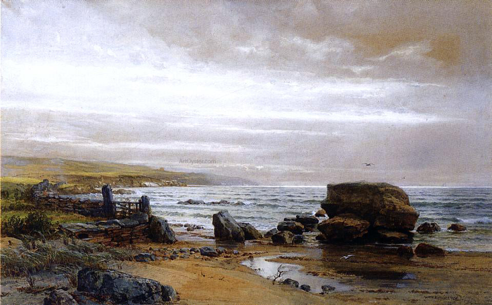  William Trost Richards New England Coast - Hand Painted Oil Painting