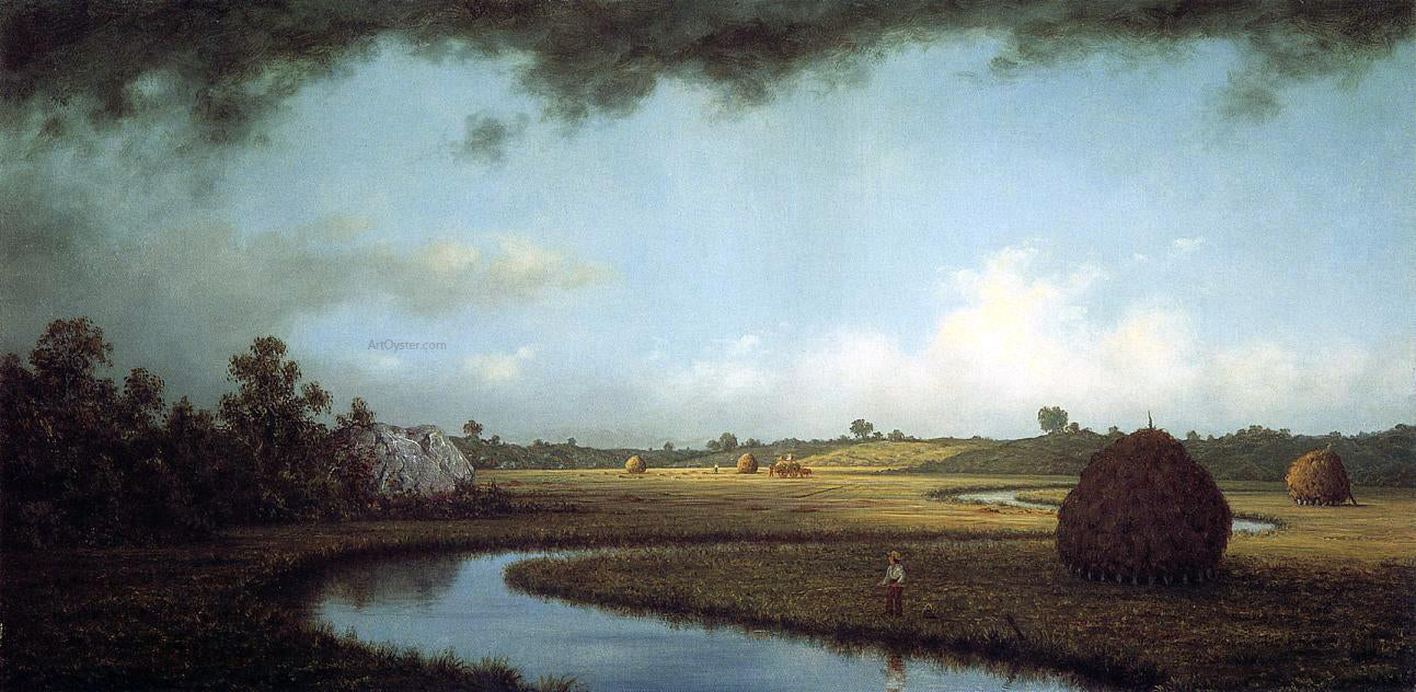 Martin Johnson Heade Newburyport Marches: Approaching Storm - Hand Painted Oil Painting