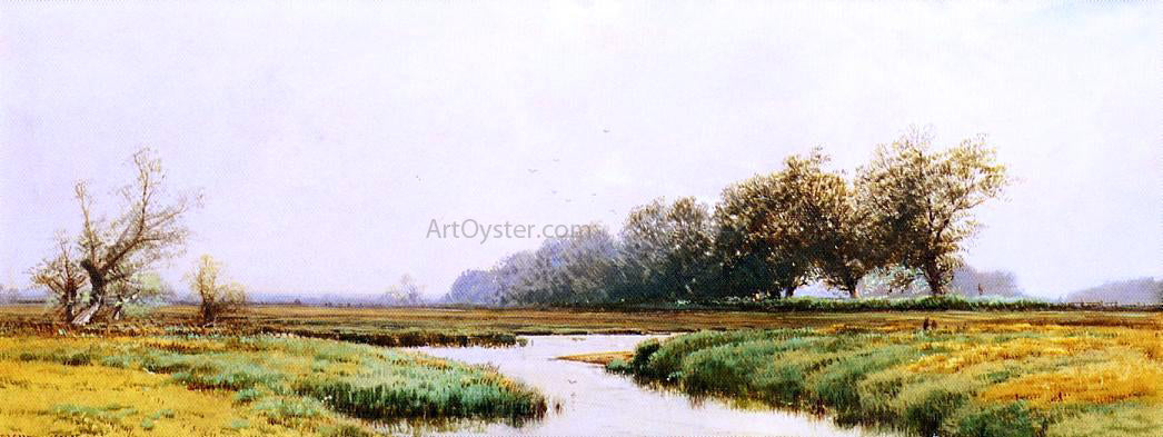 Alfred Thompson Bricher Newburyport Marshes - Hand Painted Oil Painting