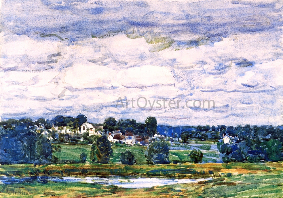  Frederick Childe Hassam Newfields, New Hampshire - Hand Painted Oil Painting