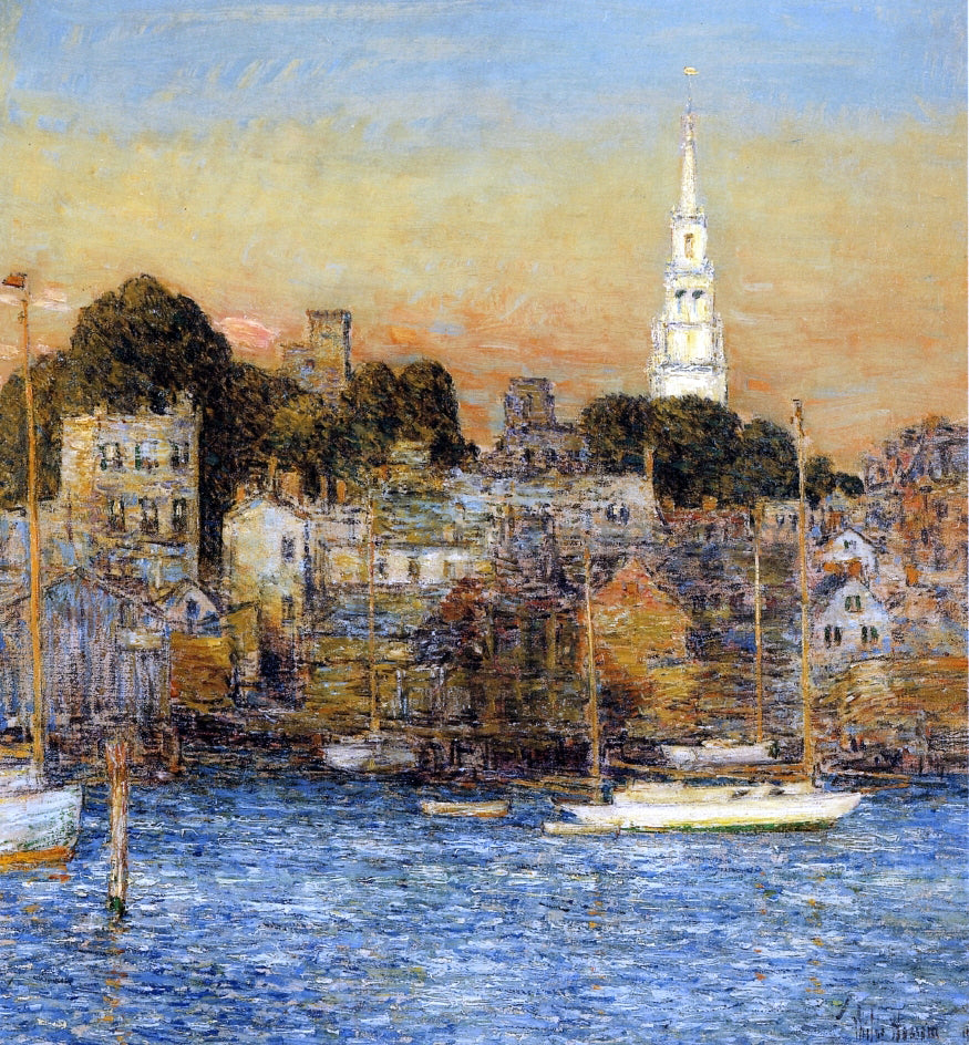 Frederick Childe Hassam Newport, October Sundown - Hand Painted Oil Painting