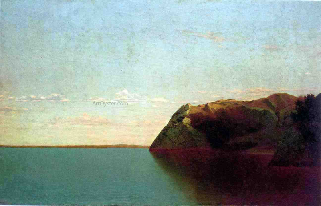 John Frederick Kensett Newport Rocks - Hand Painted Oil Painting