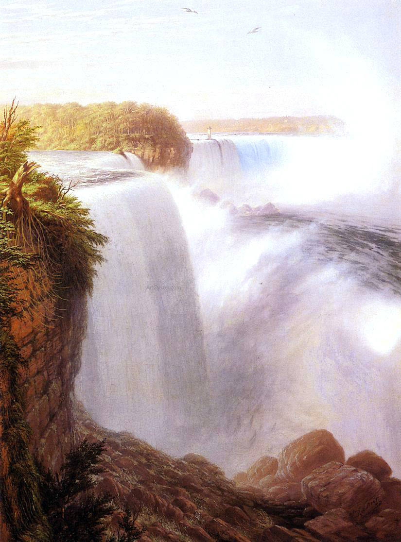 Robert Walter Weir Niagara Falls - Hand Painted Oil Painting