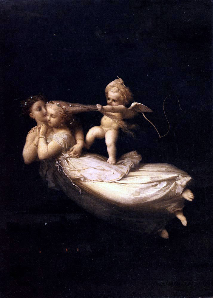 Jean-Louis Hamon Night - Hand Painted Oil Painting
