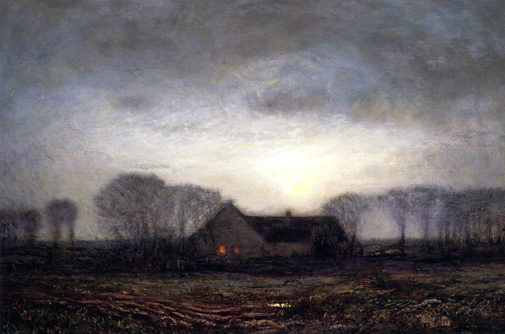 Dwight W Tryon Night, New England - Hand Painted Oil Painting