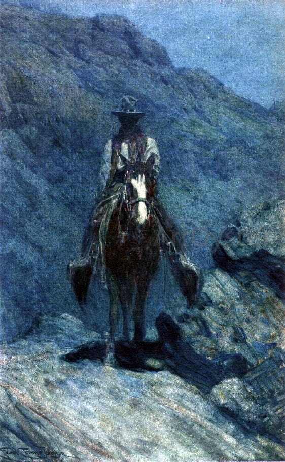 Frank Tenney Johnson Nocturn - Hand Painted Oil Painting