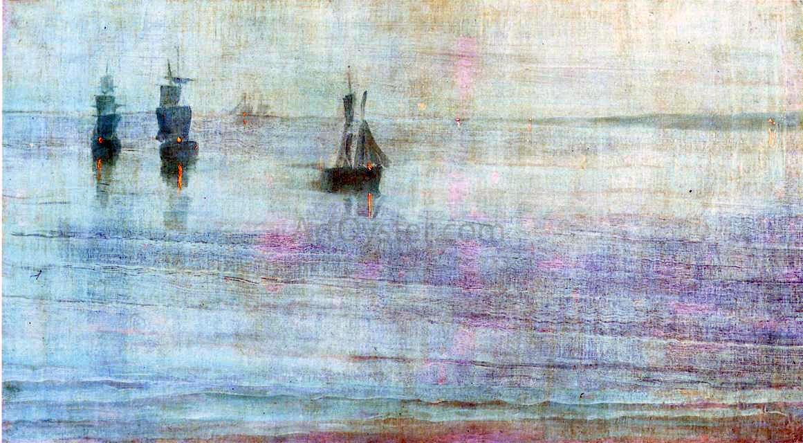 James McNeill Whistler Nocturne: the Solent - Hand Painted Oil Painting