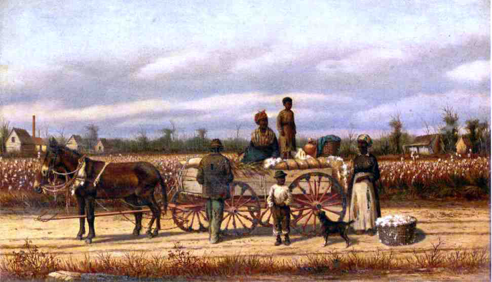 William Aiken Walker Noon Day Pause in the Cotton Field - Hand Painted Oil Painting