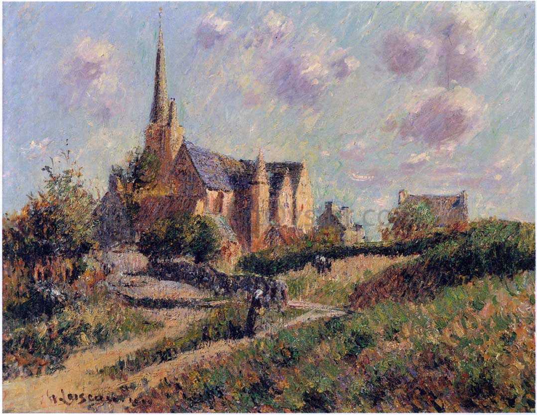 Gustave Loiseau Notre Dame de la Clarte - Hand Painted Oil Painting