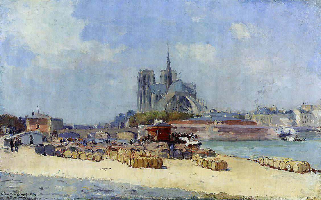  Albert Lebourg Notre Dame, Paris - Hand Painted Oil Painting