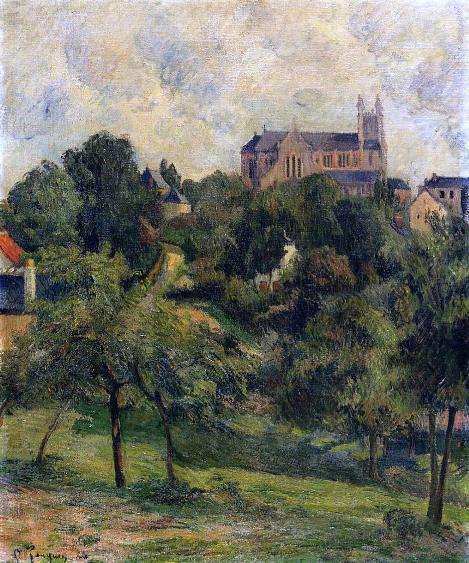Paul Gauguin Notre-Dame-des-Agnes, Rouen - Hand Painted Oil Painting