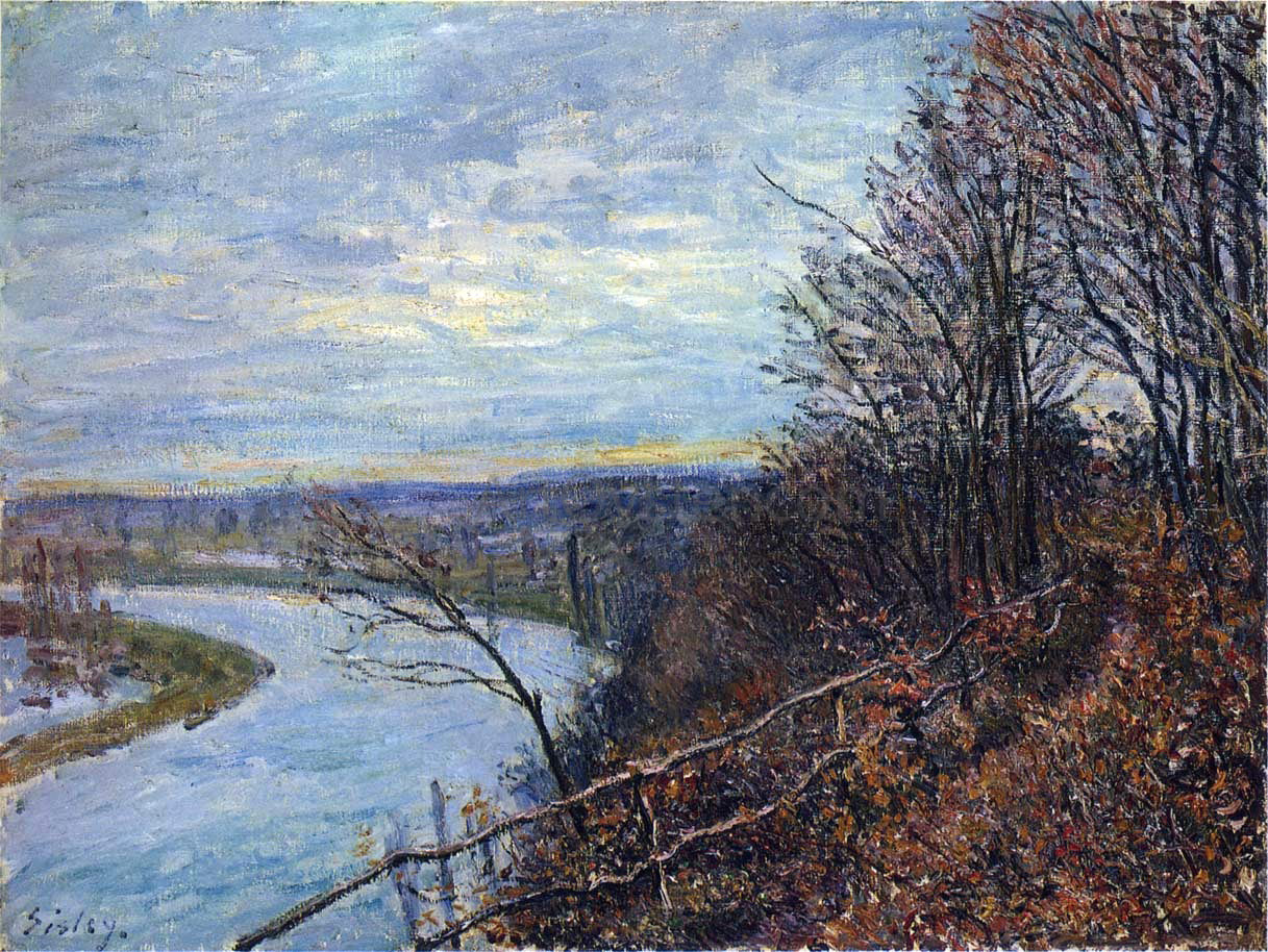 Alfred Sisley November Afternoon - Hand Painted Oil Painting