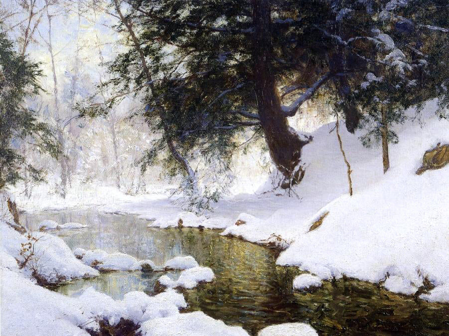 Walter Launt Palmer November Snow - Hand Painted Oil Painting