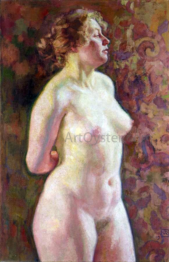 Theo Van Rysselberghe Nu debout - Hand Painted Oil Painting