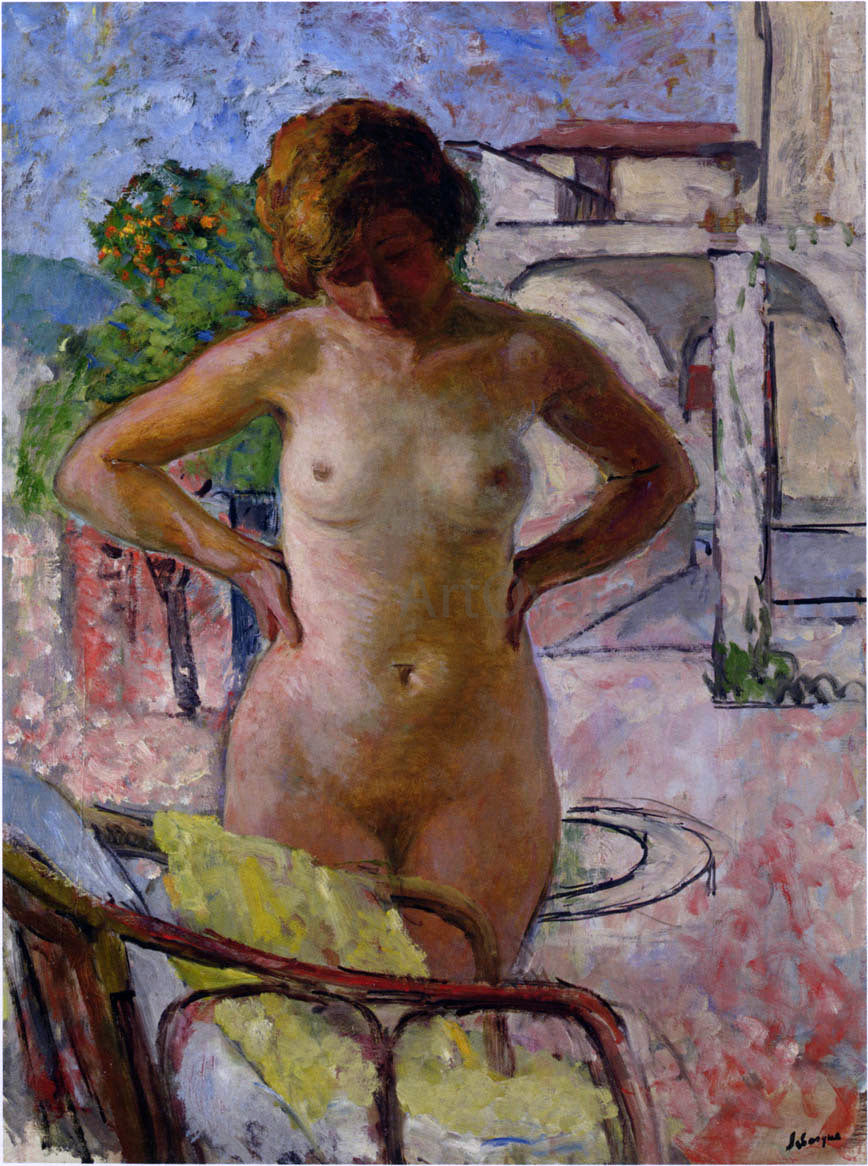 Henri Lebasque A Nude in Provence - Hand Painted Oil Painting